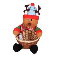 Cesta De Almacenamiento De Dulces Navideña Decorativa Colgante Para Escritorio Ideal Para Niños Adorno De Navidad - details 6