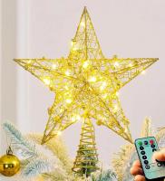 Estrella LED Para Árbol De Navidad Tamaño Grande Alimentado Por Baterías Decoración Para Sala De Estar Jardín Fiesta Año Nuevo 2025 - details 2