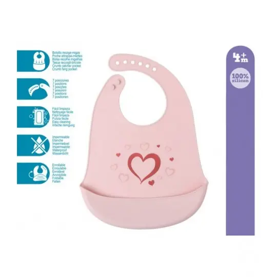 Kiokids Babero silicona estampado  3610 - 1
