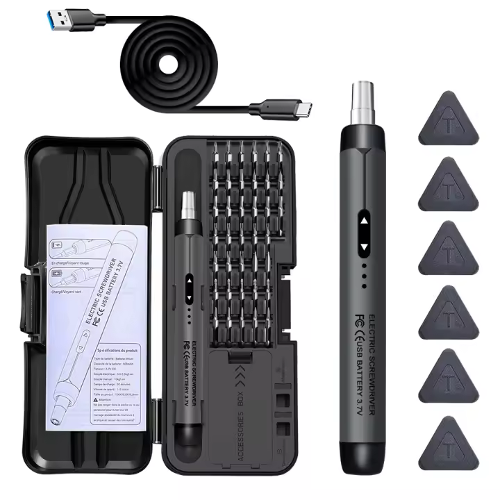 Juego De Destornilladores Eléctricos Inalámbricos Precision Mini Recargables Herramienta De Reparación Para Móviles Computadoras CRV - 1