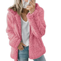 Nueva Chaqueta De Mujer Con Capucha Y Cremallera Abrigo Grueso Y Cálido De Fieltro Sólido Largo Y Suelto Para Invierno Moda Femenina Con Bolsillos Y Cierre De Cremallera - details 14