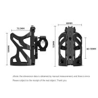 Soporte Universal Para Bebidas De Motocicleta 1Pc ABS Modificación Decoración Suministros Accesorios Para Bicicleta - details 10