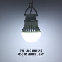 Bombilla LED USB Portátil Para Lectura Y Iluminación De Camping 3W 5W 7W 5V Luz De Libro Para Acampar En Tiendas Exteriores - details 3