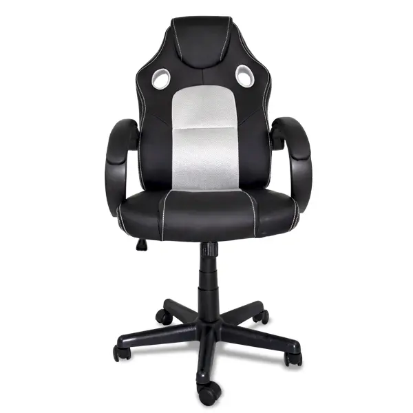 TIENDUX Silla Gaming Ergonómica Reclinable con Cojín Lumbar y Cervical | Altura Ajustable, Reposabrazos Ajustables, Ruedas 360° - 1