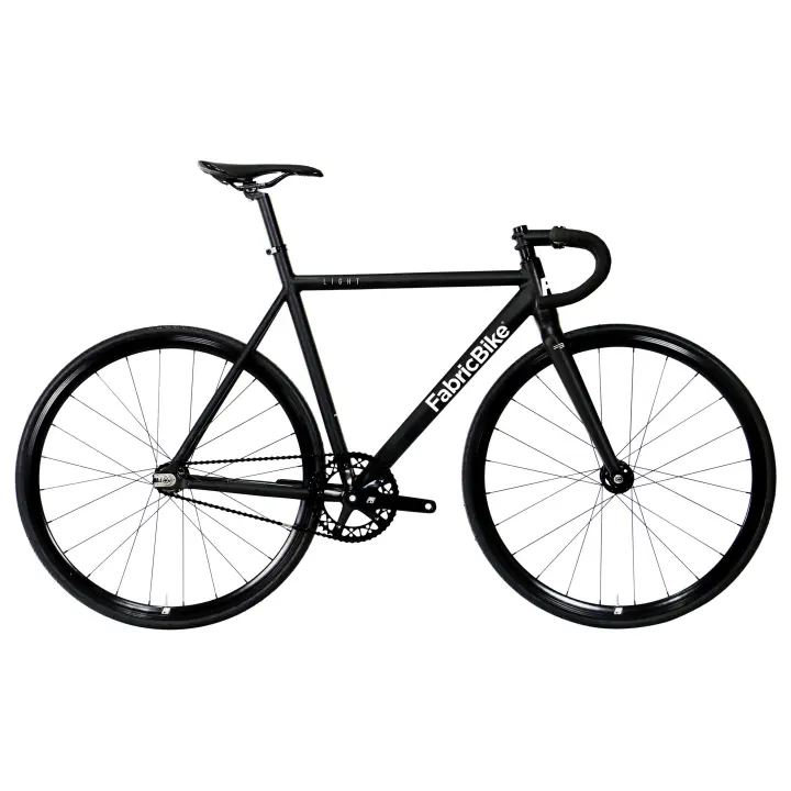 Fabricbike Light Pro - Bicicleta Fixed, Fixie Urbana, Single Speed, Cuadro y Horquilla Aluminio, Ruedas de Aluminio 28 - 1