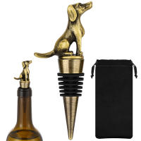 Tapa De Botella De Vino Para Perros/Cats Decorativa De Aleación De Zinc Y Silicona Herramientas De Accesorios Para Vino - details 7