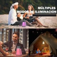 Altavoz Bluetooth Inalámbrico, Luz Nocturna RGB, Luz Rítmica, Luz Respirante, IP65, 8 Modos De Luz, 4 Niveles De Brillo, Sync hasta 100, Ideal para Ruido Blanco, Sueño, Regalo, Echo Dot (1 Par) - details 4