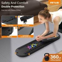 ALLINLIFE Tabla De Pilates, Juego De Reformador De Pilates, Tablas De Pilates 12 En 1 Para Entrenamiento En Casa, Portátil, Plegable, Máquina De Ejercicios De Pilates, Tabla Reformadora De Pilates - details 5