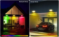 Lámpara De Inundación Inteligente RGB CW 50W Equivalente a 500W Luz LED Exterior Cambio De Color Con 16 Millones De Colores Tiempo Y Sincronización De Música - details 6