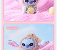 Muñeco De Peluche Miniso Stitch Serie Comer Algo Antes De Dormir Caja Sorpresa De Vinilo Muñeca Lindo Decoración Para Bolsa Regalo Coleccionable De Anime Occidental - details 12