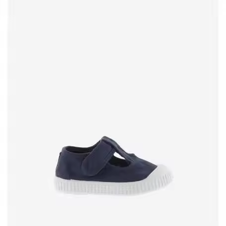 ZAPATILLA LONA VICTORIA TIRA AZUL MARINO - 1