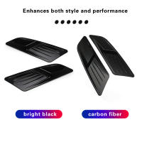 Nueva Decorativa Inclinación De Aire Para Coche Universal En Fibra De Carbono / Negro Adorno Para Parachoques De Capó Ventosa De Cubierta Estilo Y Decoración - details 4