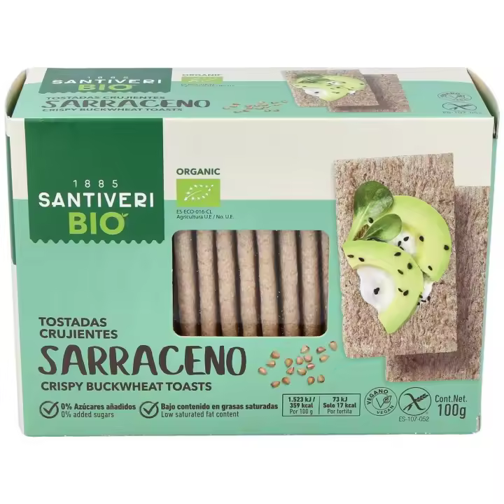 Tostadas De Trigo Sarraceno 100Gr. Bio - 1