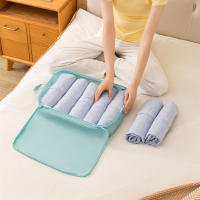 Set De 3 Bolsas De Viaje Compressibles Multifuncionales Organizador De Maleta Impermeable De Nylon Plegable Portátil Rosa - details 12