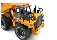 Camión Descargable Huina 1540 RC 1:18 6 Canales 2.4G Aleación Control Remoto 4WD Vehículo De Construcción Juguete Para Niño - details 3