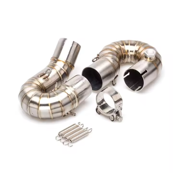 Escape De Motocicleta Muffler Middle Link Pipe Para Honda CBR1000RR De 2008 a 2016 Pieza Suelta Acero Inoxidable Con DB Killer Removible - 1