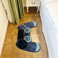Alfombra Tufted De Gamer En Forma De Controlador Suave Y Antideslizante Para Decoración De Juegos Duradero Y Fácil De Cuidar Con Colores Vibrantes Para Niños Y Adolescentes En La Habitación - details 1