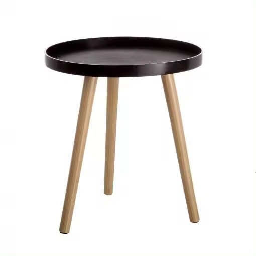 Unimasa - MIRAMAX - Mesita Auxiliar de Polipropileno Moderna Blanca - 43x40x40 Cm - Decorar Salón, Comedor, Habitación y Oficina - 1