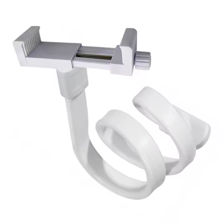 Soporte Universal Para Monitor De Bebé En Blanco Con Cámara Flexible De Silicona Ideal Para Montar IP Cámara Sin Agujeros Soporte Para Cuna - 1