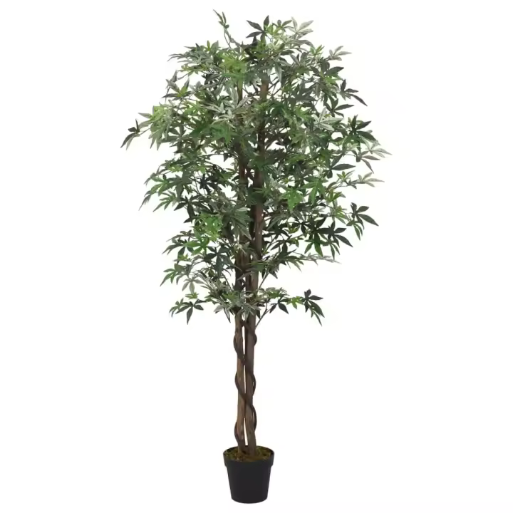 Arce artificial con 336 Hojas Verdes 120 cm - 1