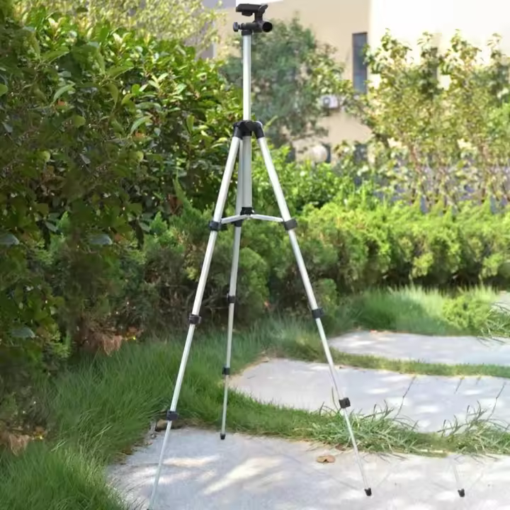 Trípode Para Nivel De Láser Ajustable En Altura Soporte De Bracket Base Para Nivel De Láser Adaptador De Aluminio 1m 3.28ft - 1