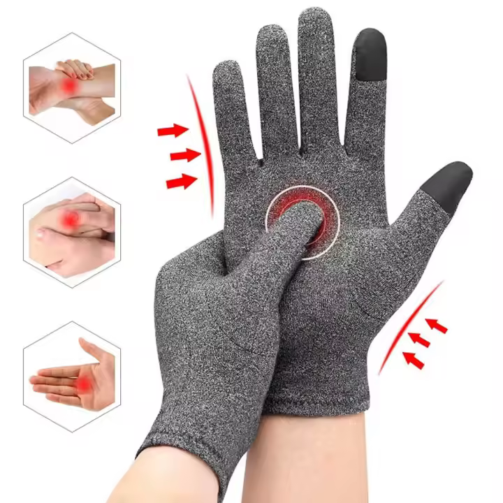 Guantes De Compresión Para Artrosis Y Síndrome De Raynaud Con Dedos Complejos Alivio De Presión En La Muñeca Y Dedos Para Alivio Del Dolor De Túnel Carpal Y Artritis Adecuados Para Adultos - 1
