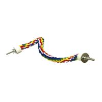Juguete Para Pájaros De Algodón Colorido Con Correa Y Perches Para Masticar Juguete De Aire Libre Para Cages De Pájaros Juguete De Subida Y Colgaje Para Pájaros Periquitos - details 6