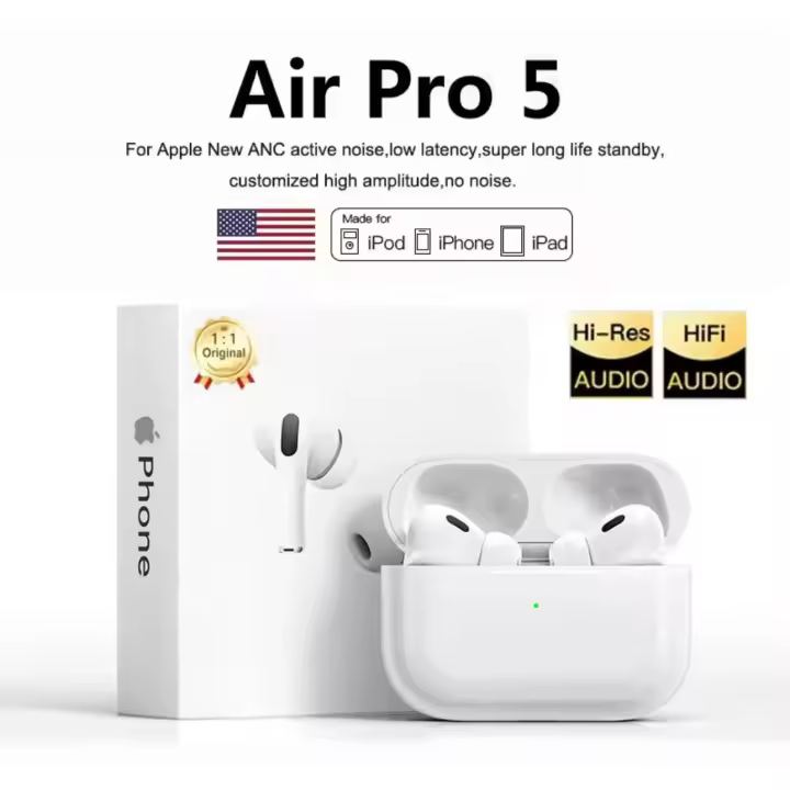 Auricular Pro 2 Inalámbrico con Cancelación de Ruido Activa – Bluetooth 5.2 – Sonido Hi-Fi y Micrófono HD – Batería de alta calidad - 1