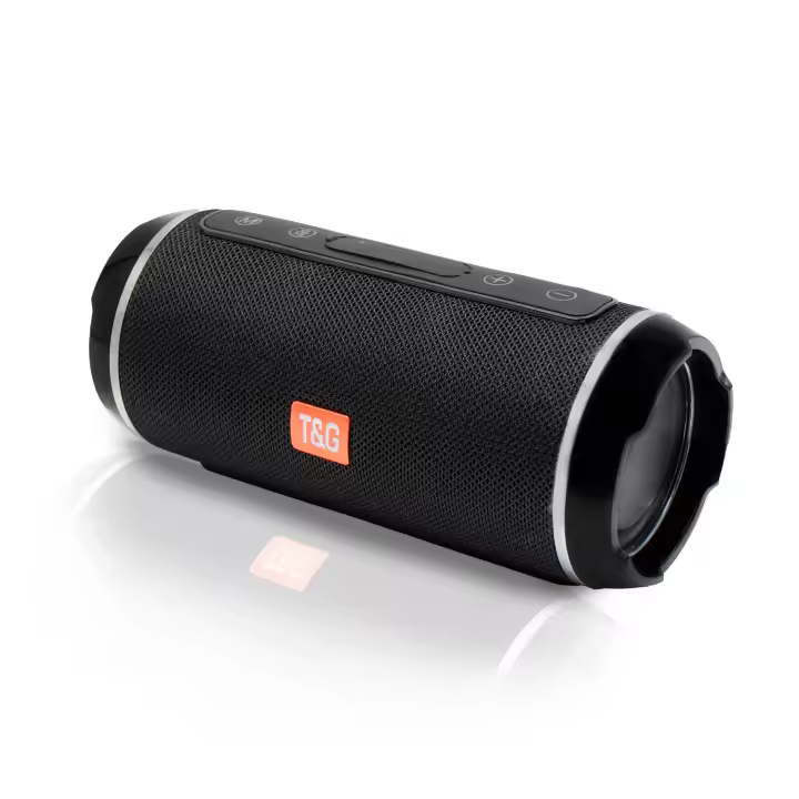 T&G Altavoz Bluetooth inalámbrico TG116, altavoz de bluetooth con graves, compatible, USB, resistente al agua, para exteriores, c ompatible con AUX, TF, Radio FM, Subwoofer Altavoz portatil - 1