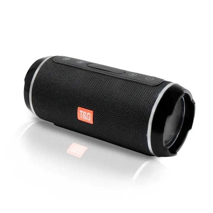 T&G Altavoz Bluetooth inalámbrico TG116, altavoz de bluetooth con graves, compatible, USB, resistente al agua, para exteriores, c ompatible con AUX, TF, Radio FM, Subwoofer Altavoz portatil - 1
