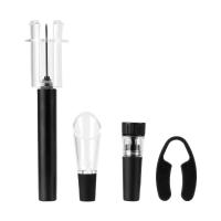 Juego De 4 Piezas De Herramientas De Cocina Abreviñadores De Aire De Presión Y Vacío Accesorios De Barra Cortador De Vino Eco-amigable Acero Inoxidable - details 1