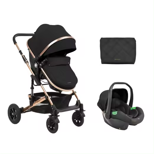 Kikka Boo Cochecito Kikkaboo Amaia 3 Piezas - Ligero, Seguro y Cómodo para el Bebé - 1