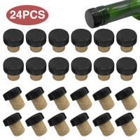 24pcs Tampas De Vino De Barra Para Botellas De Cerveza Y Vino Con Diseño De T En Madera De Goma Para Cocina Y Hogar - details 0