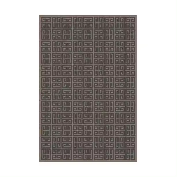 Alfombra de Lana Natural Antideslizante para Pie de Cama - 1