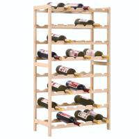 vidaXL Botellero de madera de cedro 57,5x28x102 cm - details 1