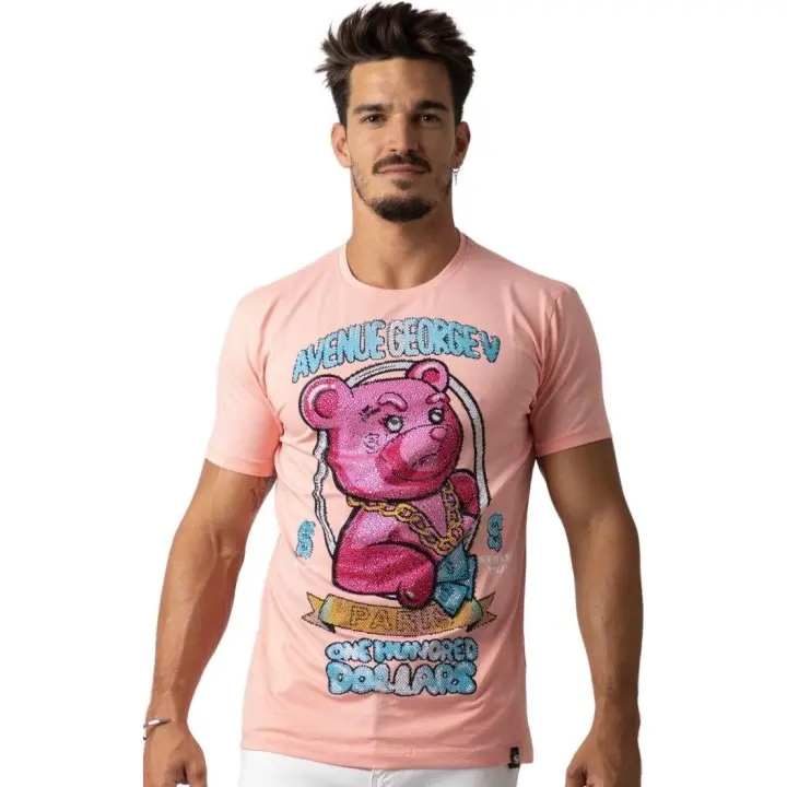 Camiseta George V Paris Oso LV Salmon - 1