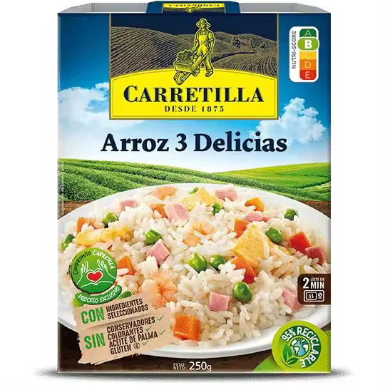Carretilla Platos preparados, listos para consumir - Platos de Arroz y Fideuá:  - 5ud - 1