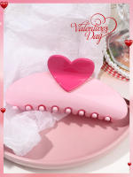 3 Pcs Accesorios De Peluquería Para San Valentín: Pinzas Para Cabello En Forma De Corazón Grandes Y Rosas Para Mujeres Fuerte Agarre Para Cabello Grueso - details 12