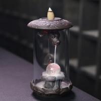 Encendedor De Incienso De Bajo Flujo Con Diseño De Dragón Chino Y LED Para Decoración Del Hogar Feng Shui Artesanal De Acrílico Resistente Al Viento - details 0