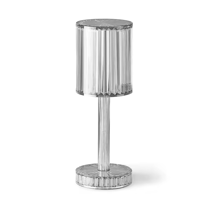DAM. Lámpara ambiental de mesa 25 cm con 3 modos de iluminación, control táctil y batería recargable.  10x8x25cm. - 1