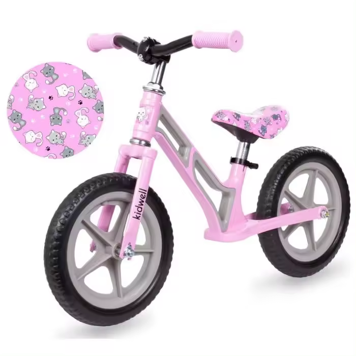 Bicicleta de Equilíbrio Kidwell Comet Pink/Gray - 1