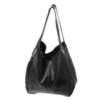 Bolso de hombre de cuero de PU a la moda con Cremallera de gran capacidad, Negro, Talla libre W - details 2
