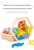 Juguetes Educativos Montessori Para Niños Bloques Temáticos De Madera Creativos Y Tridimensionales Para Conocer Colores Y Formas - details 8