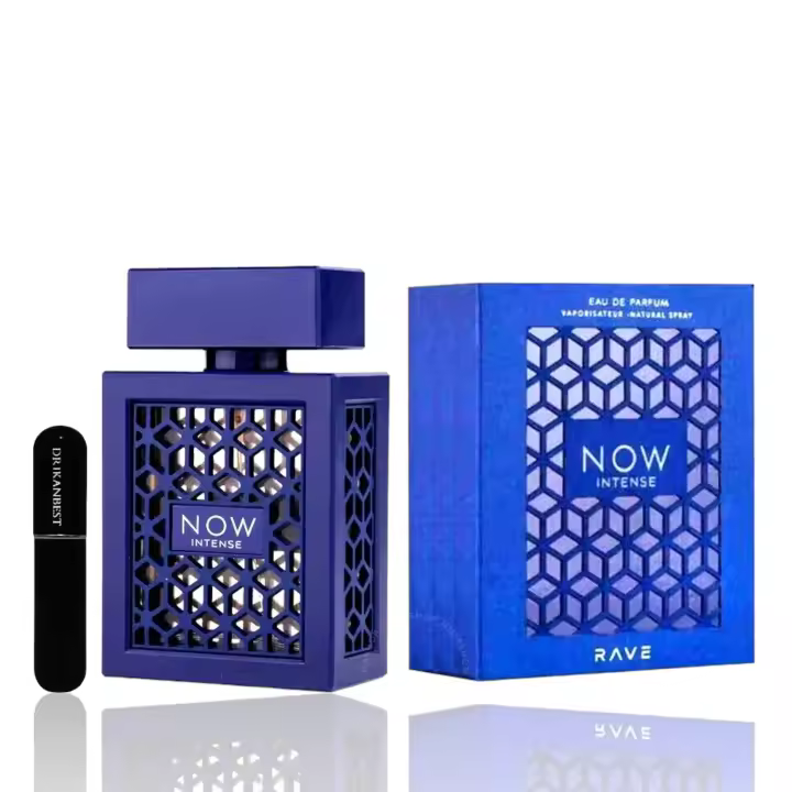 Perfume Now Intense rave 100ml Eau de parfum para hombres (ORIGINAL)+Regalo Atomizador DRIKANBEST recargable 5ml - 1