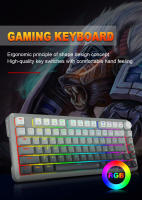 Teclado Mecánico De Juego E-YOOSO Hz82 RGB USB 8K Con Interruptores Magnéticos 82 Teclas Cable Desmontable Para PC Laptop - details 0