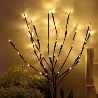Luz De Ramas De Abeto Blanco LED Para Decoración De Navidad Y Año Nuevo Guirnalda De Luz Festiva Para Bodas Y Fiestas Luces De Navidad Para Mesa De Comedor - details 11