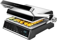 Cecotec 3067 Rock’nGrill Smart Parrilla Eléctrica 2000w Sistema De Ajuste De Tiempo Y Temperatura Apertura 180º placas Extraíbles Aptas Para Lavavajillas. - details 0