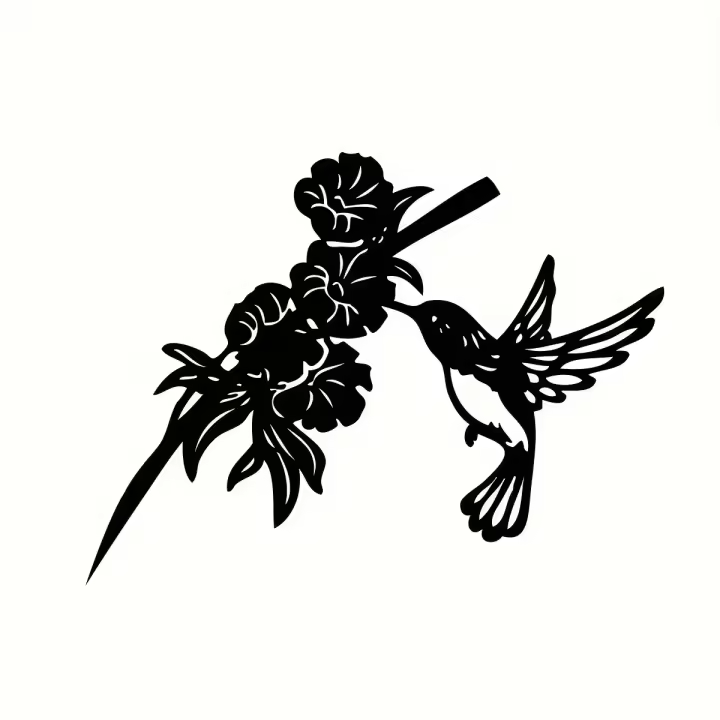 Decoración De Jardín Con Colibrí Y Flores En Metal Regalo Perfecto Para Fiesta De Mujer O Bodas De Plata Adorno De Pájaro Ideal Para Regalos De Presentación - 1