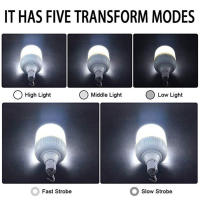 Lámpara Portátil Para Camping LED Recargable USB Luz De Emergencia Para Patio Puerta De Entrada Jardín Alta Potencia - details 5