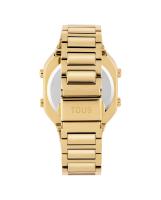 Reloj digital de mujer D-BEAR con brazalete de acero IPG dorado - details 2